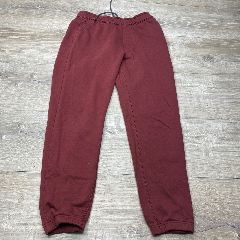 Fourlaps Rush Jogger Mens S Burgundy Maroon French Terry Athletic Sweatpants